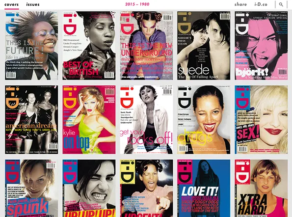 i-D launches an online archive of every cover it has ever published